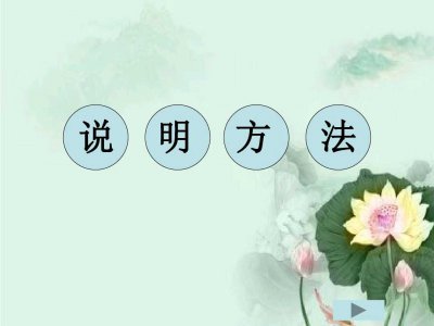 ​说明方法有哪些（文章都有哪些说明方法）