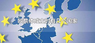 ​欧共体成立时有几个国家（欧共体是哪个国家建立的）