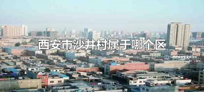 ​西安市沙井村属于哪个区（西安沙井村属于什么区）