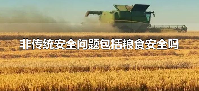 非传统安全问题包括粮食安全吗 非传统安全问题包括粮食安全吗