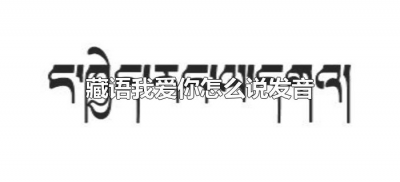 ​藏语我爱你怎么说发音（用藏语怎么说我爱你）