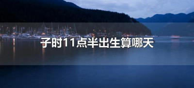 ​子时11点半出生算哪天（晚上11点多出生算哪天的子时）