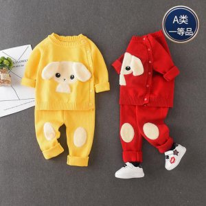 ​0-3岁宝宝毛线套装编织教程（3款活泼可爱的宝宝编织套装）