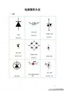 ​符号一览表（电路图符号大全）