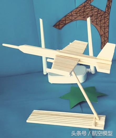 飞机模型筷子手工制作(制作简易的飞机模型)(19)