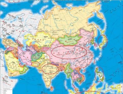 ​亚洲有几个国家，亚洲有多少个国家?网上说48个国家与地区，那么哪些是地区？