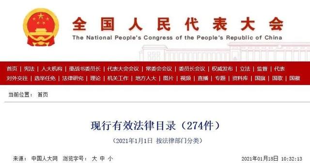 最实用的法律法规汇编（我国现行有效法律274部汇编）(1)
