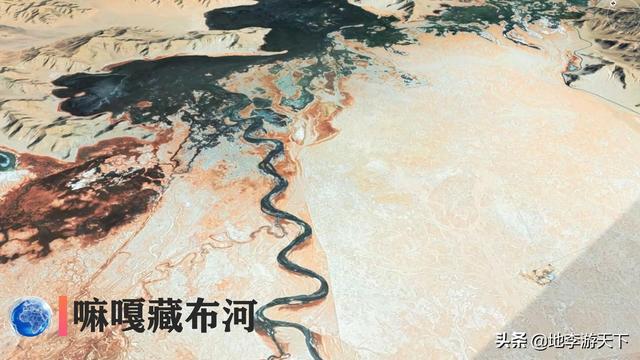 班公湖最可怕的湖(卫星地图下的班公湖抛开边境对峙)(4)