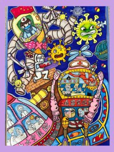 ​一二三四年级的疫情绘画手抄报（57张抗疫情主题儿童画，收藏必选！）