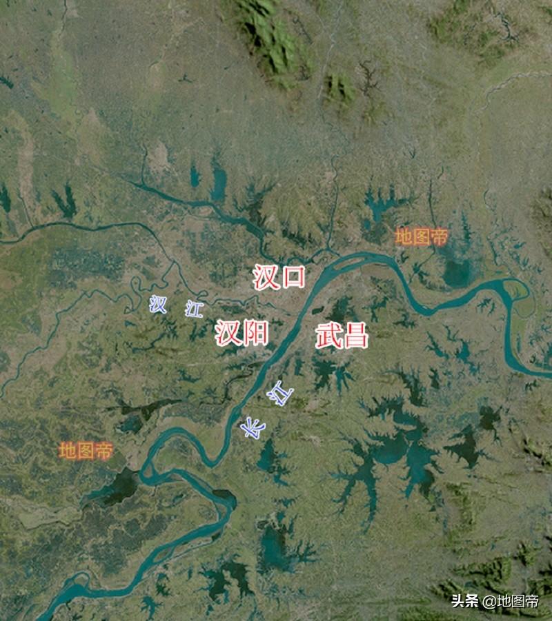 汉口有几个区地图（汉口是武汉的哪个区）(图1)