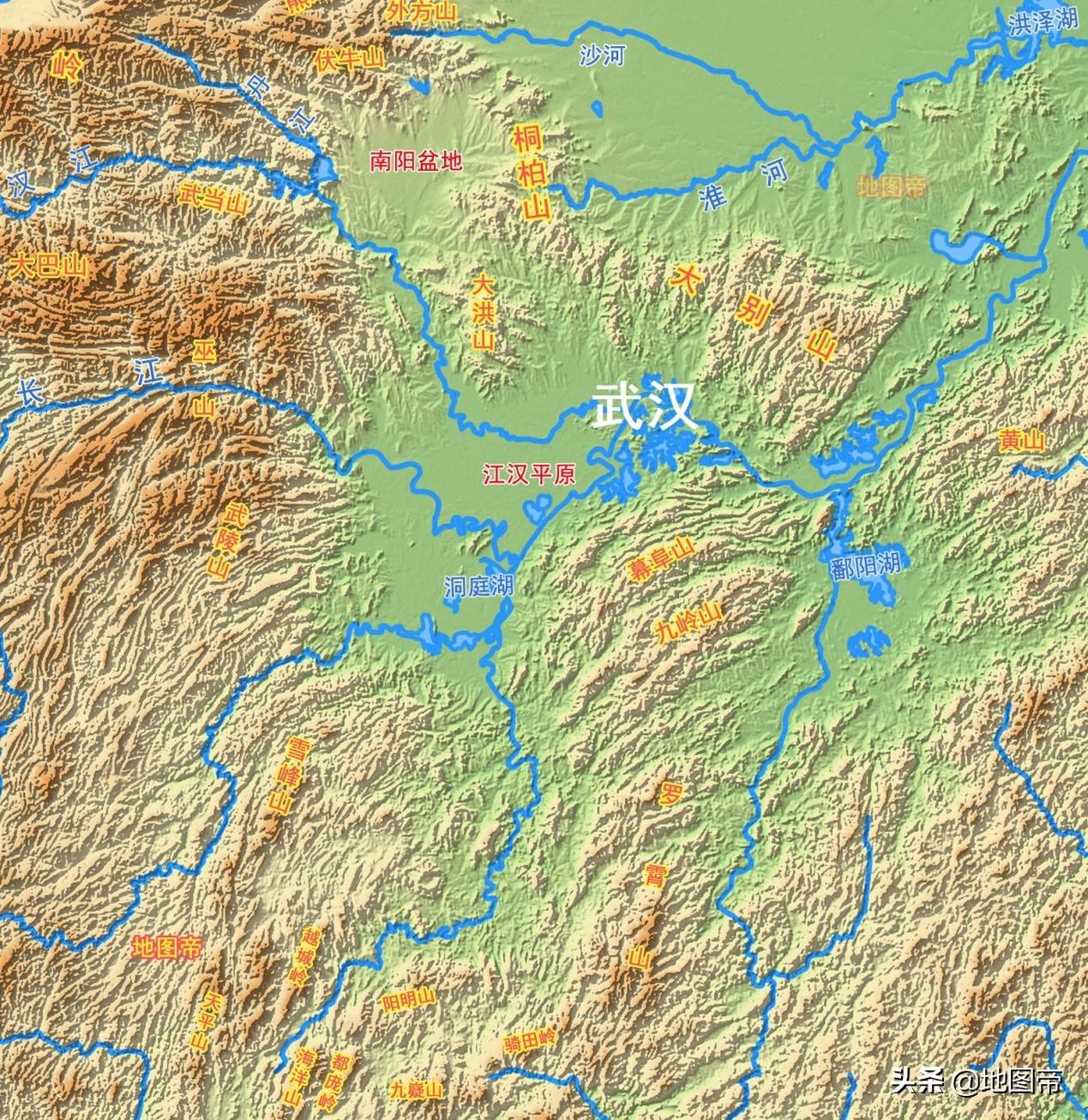 汉口有几个区地图（汉口是武汉的哪个区）(图6)