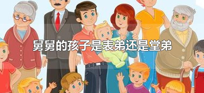 舅舅的孩子是表弟还是堂弟 舅舅的孩子是表弟还是堂弟