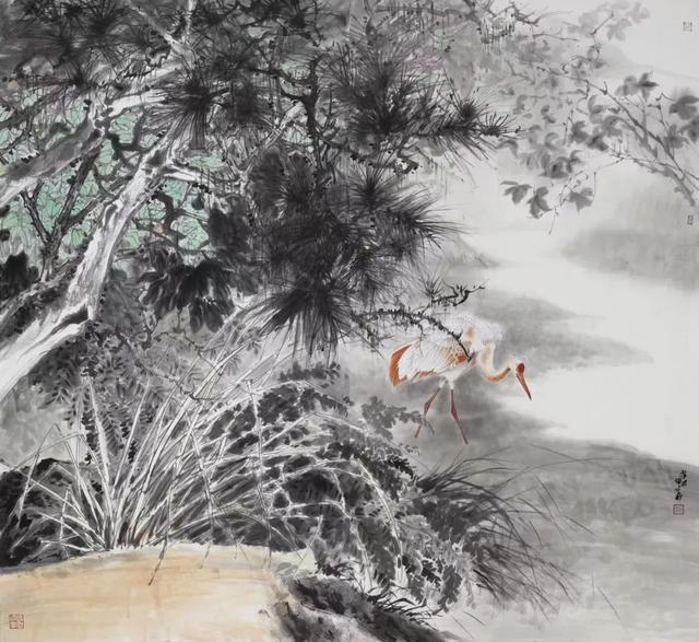 新工笔花鸟画作品欣赏（清新而优美传统且现代的工笔花鸟画）(17)