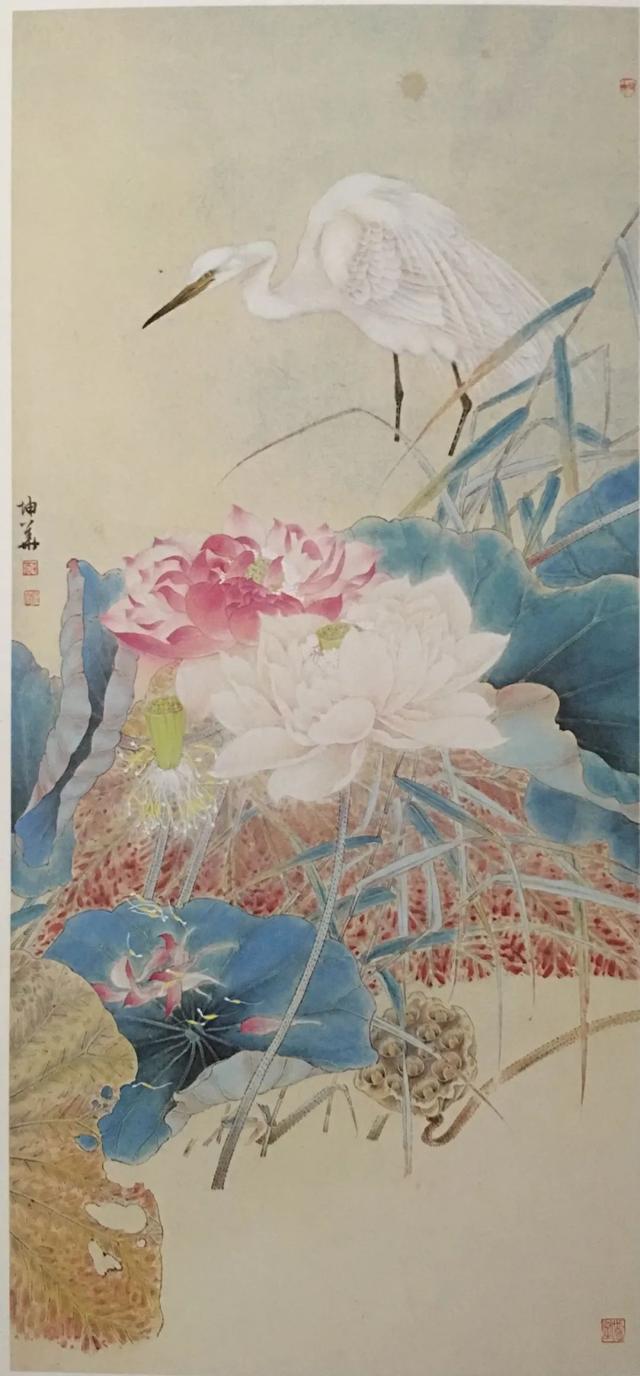 新工笔花鸟画作品欣赏（清新而优美传统且现代的工笔花鸟画）(24)
