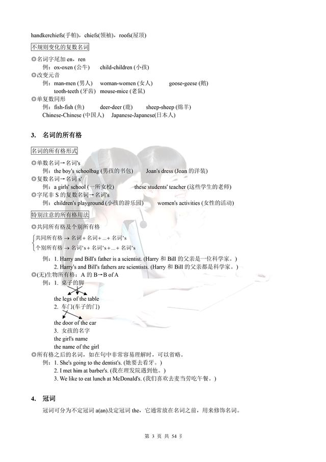 小学英语语法口诀表大全（小学英语语法18段顺口溜）(4)