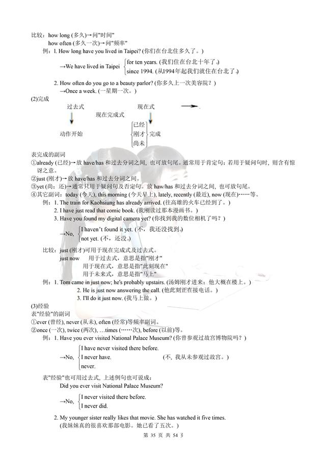 小学英语语法口诀表大全（小学英语语法18段顺口溜）(10)