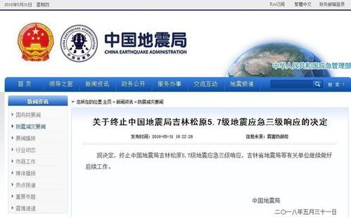 国家地震局副局长是什么级别
