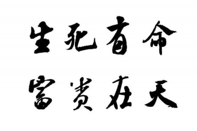 ​生死有命富贵在天定律（富贵在天的真正含义）