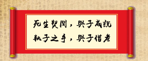 执子之手 与子偕老的意思,执子之手与子偕老指的是什么感情图3