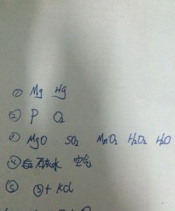 ​混合物有哪些化学式,初中化学中所有物质的名称和化学式