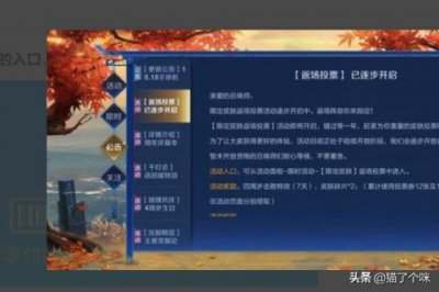 ​王者荣耀2019限定皮肤返场投票教程？