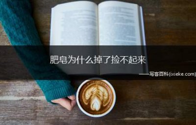 ​肥皂为什么掉了捡不起来，原因是什么？