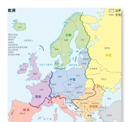 西欧包括哪些国家：西欧有哪些国家