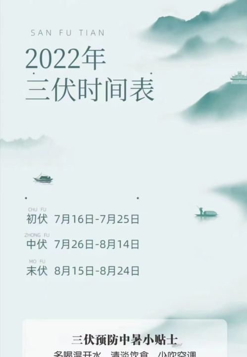三伏天是最热的时候,三伏天是一年中最热的时候吗图1