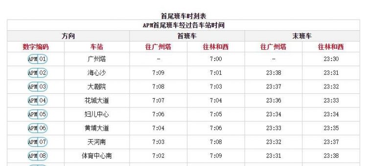 广州地铁3号线最晚几点