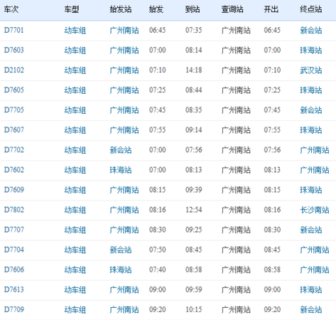 广州南站到广州北站的高铁时刻表,广州南站到广州北站动车组车票怎么买便宜