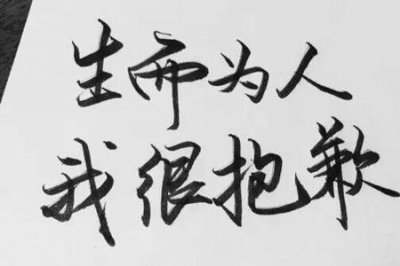​生而为人成语