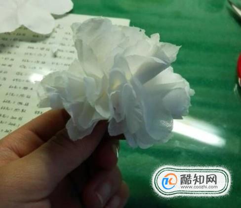 怎样用卫生纸做白花(将纸巾变成白花方法)