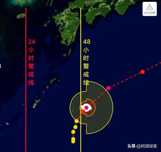 第18号台风圆规路径和预报的差距 18号强台风洛克最新路径(7)