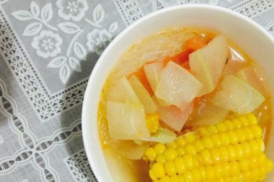 ​冬瓜粟米汤做法