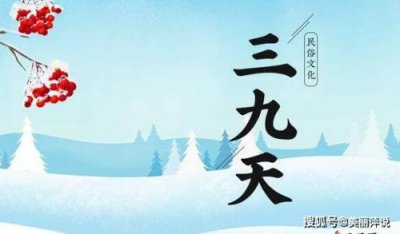 ​2023年什么时候数九(2024年什么时候数九)