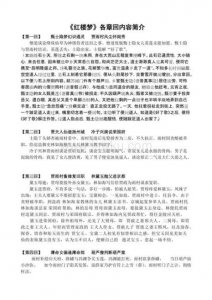 ​红楼梦每回概括100-120字