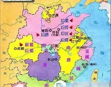 五代十国疆域面积图（五代十国国土面积排名）
