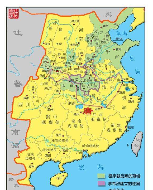唐朝地图最大时全图 疆域（唐朝强盛时期的地图）