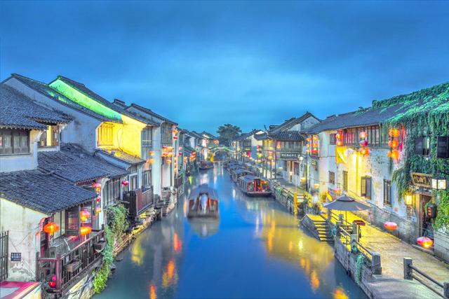 苏州十八景步行街(城市有街景姑苏水城)(6)