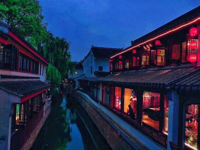 苏州十八景步行街(城市有街景姑苏水城)(2)