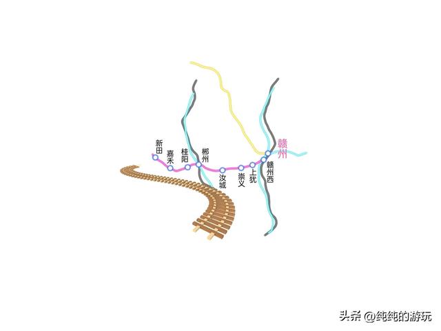 最新开工的铁路线路（江西省13条规划中铁路的线路走向）(8)
