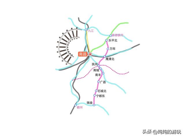 最新开工的铁路线路（江西省13条规划中铁路的线路走向）(1)
