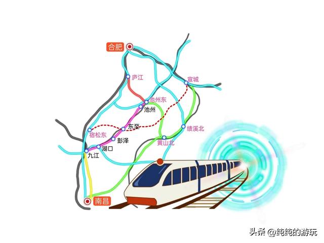 最新开工的铁路线路（江西省13条规划中铁路的线路走向）(7)