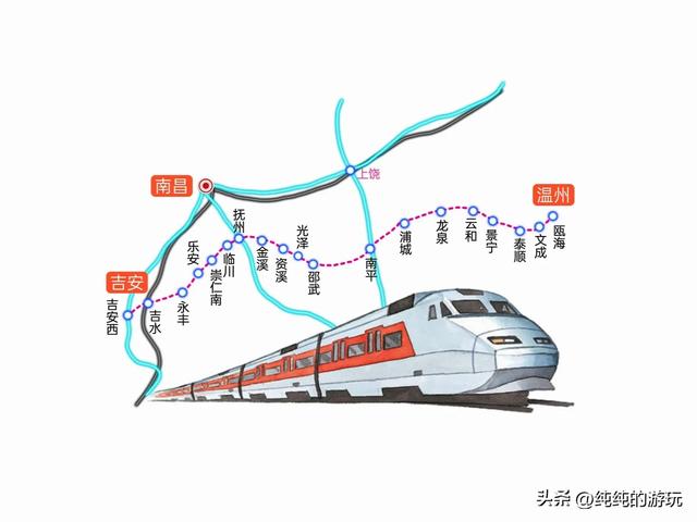 最新开工的铁路线路（江西省13条规划中铁路的线路走向）(9)