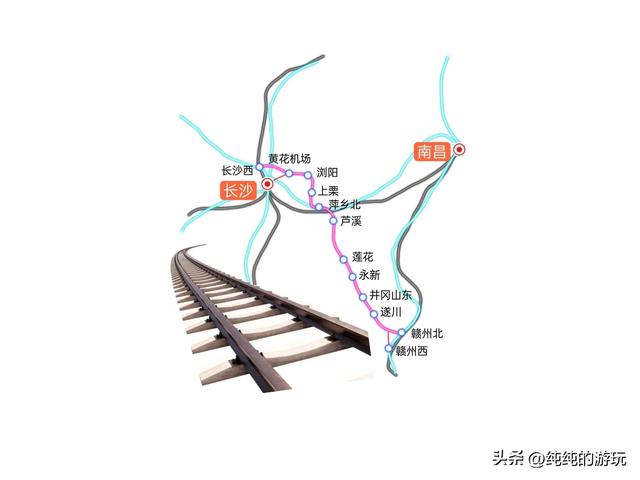 最新开工的铁路线路（江西省13条规划中铁路的线路走向）(5)