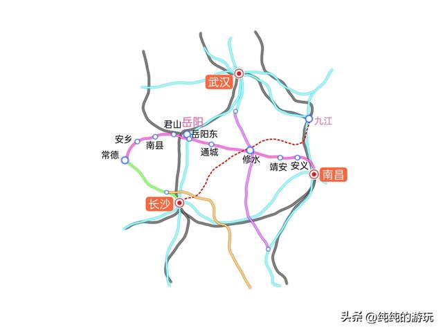 最新开工的铁路线路（江西省13条规划中铁路的线路走向）(3)