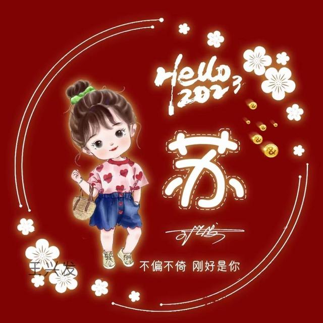 独一无二的微信个性姓氏头像(姓氏头像微信头像)(22)
