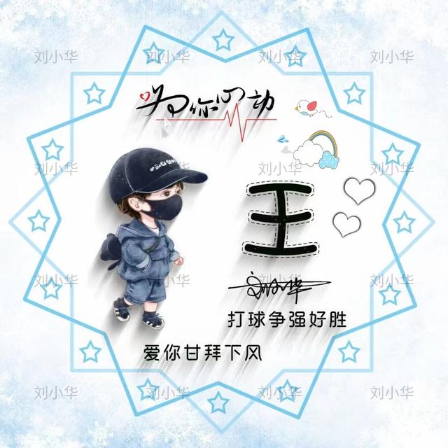 独一无二的微信个性姓氏头像(姓氏头像微信头像)(31)