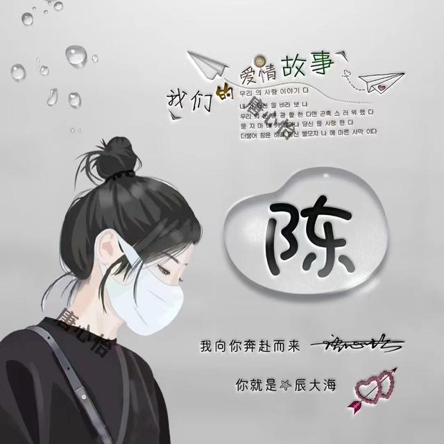 独一无二的微信个性姓氏头像(姓氏头像微信头像)(49)