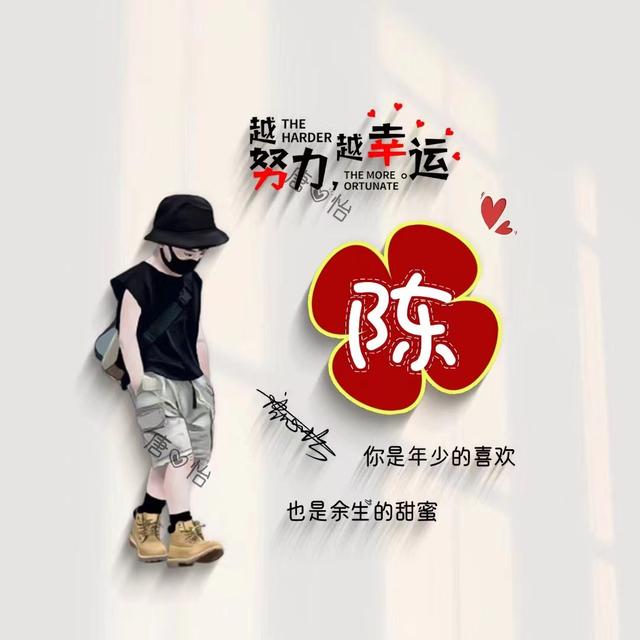 独一无二的微信个性姓氏头像(姓氏头像微信头像)(39)